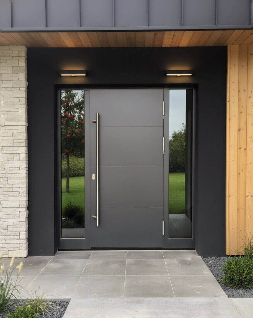 Алюминиевые двери