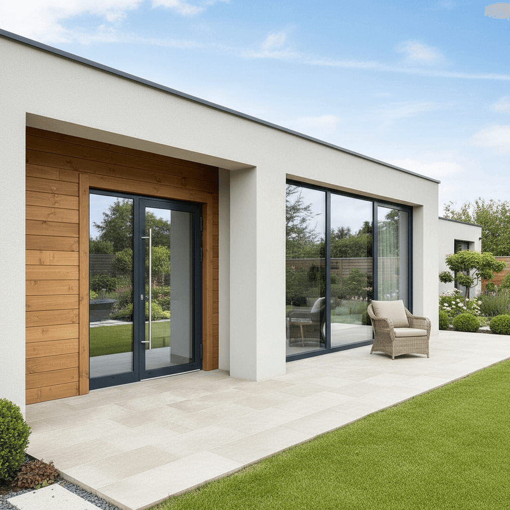 Алюминиевые профили обеспечивают стиль и долговечность остекления.